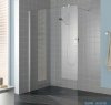 Kermi Filia Xp Ściana Walk-in Wall, stabilizator 45/przezroczyste KermiClean, profile srebrne 100x200cm FXTWG10020VPK